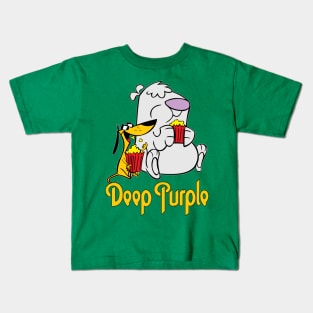 Dog purple Kids T-Shirt